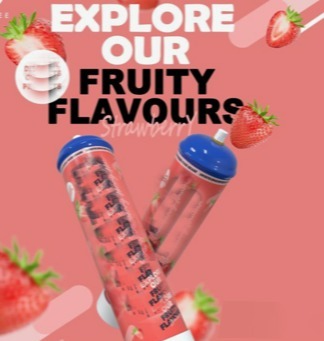 The flavours include strawberry and watermelon, much like disposable vapes