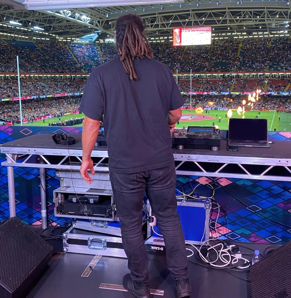 Navidi also DJs and performed at last year's Nations Series at the Principality Stadium