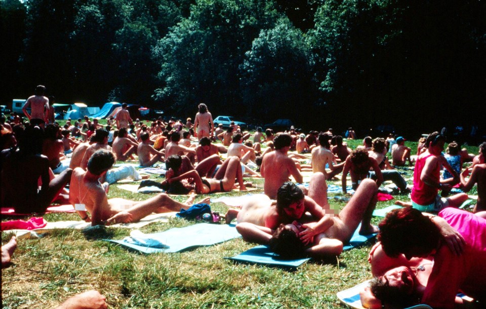 The Rael camp in France, pictured in 1992