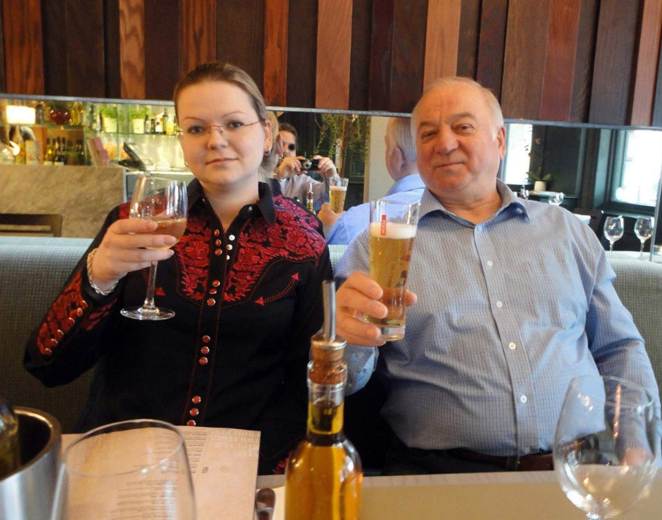 Sergei Skripal and his daughter Yulia were poisoned by the deadly Novichok nerve agent in Salisbury in 2018