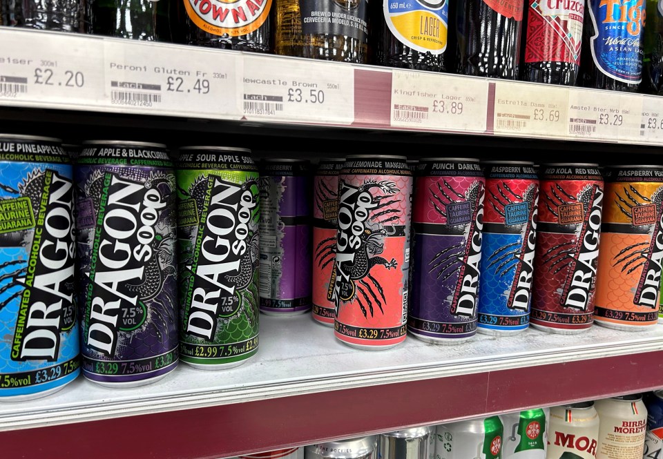 The Government will also legislate to ban the sale of high caffeine energy drinks to children