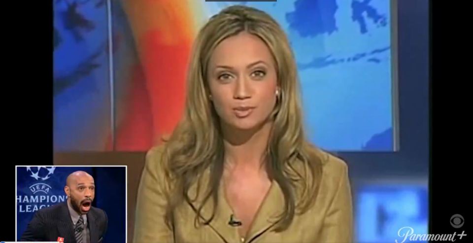 Fans loved Thierry Henry's reaction to throwback clips of Kate Abdo