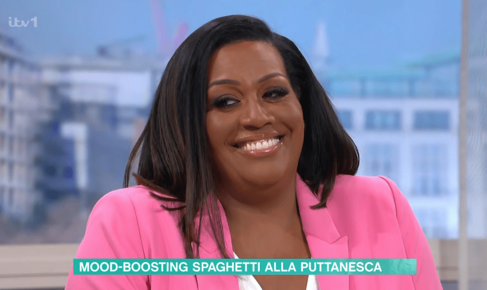 This Morning host Alison Hammond enjoyed their spaghetti