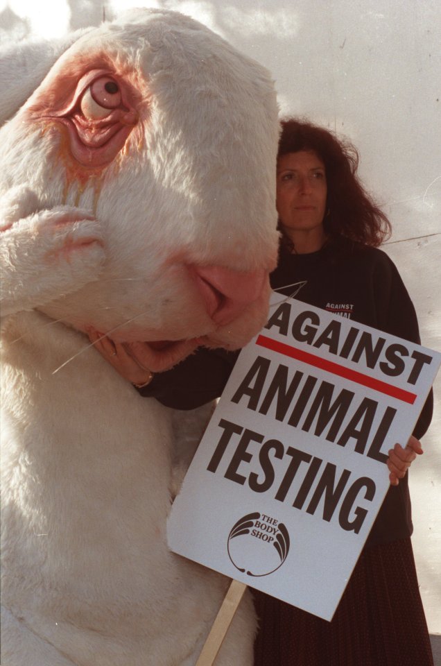 Anita used natural ingredients, sustainably sourced, and took a stand against testing on animals