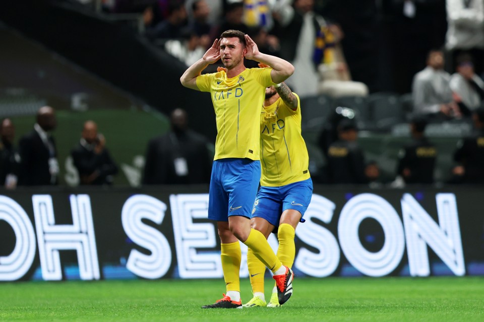 Laporte celebrates the stunner