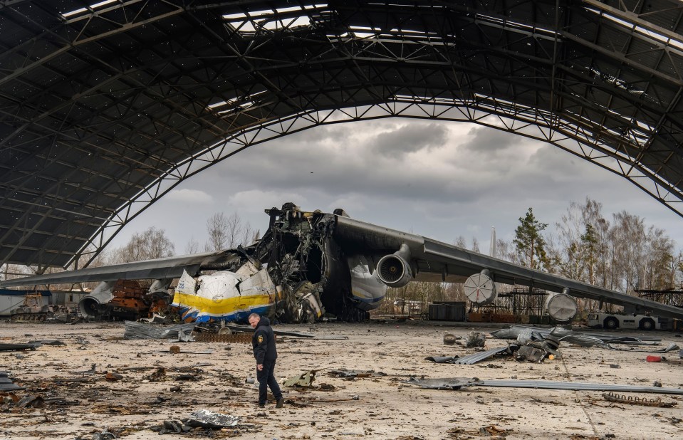 Mriya had been a symbol for Ukraine - flying the country's yellow and blue livery