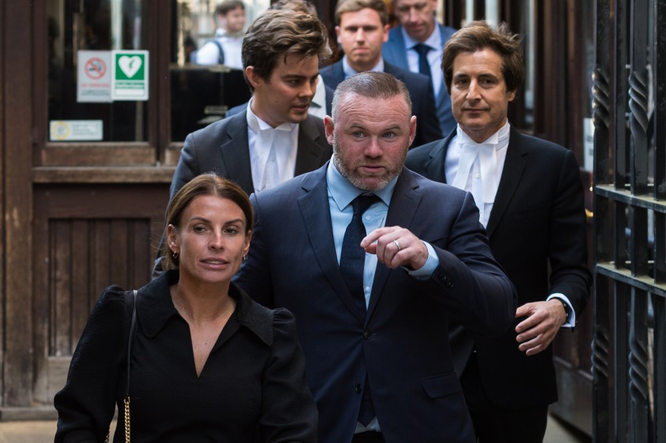 Rooney claimed he told Coleen's barrister the questions that should be asked