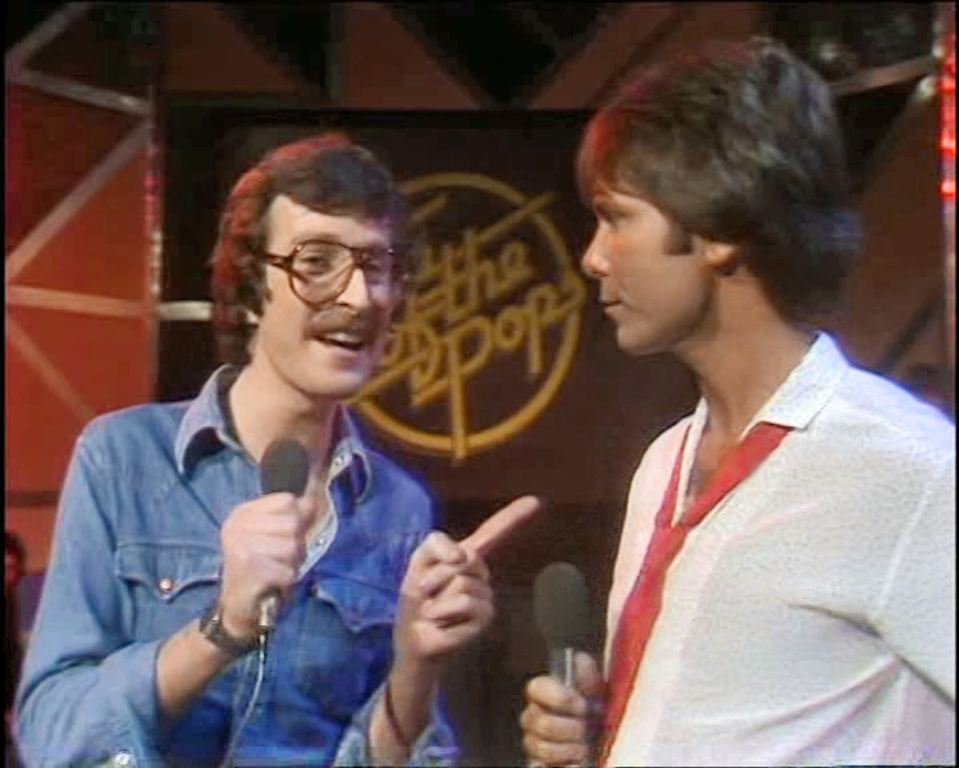 Steve with Cliff Richard on Top Of The Pops