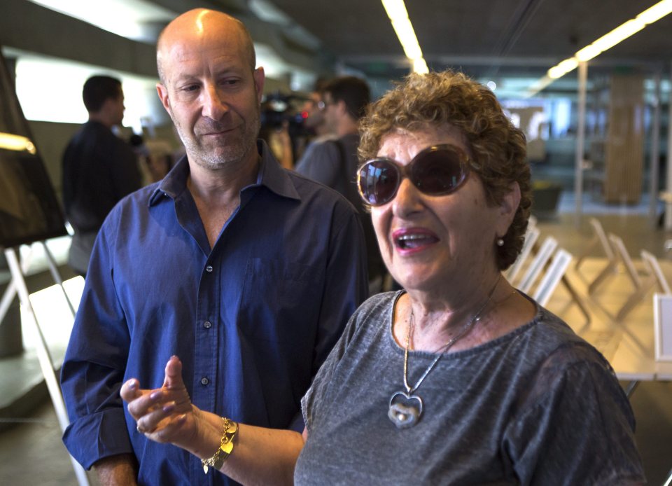 Benny Davidson and his mother Sara in 2016, some 40 years after they were rescued