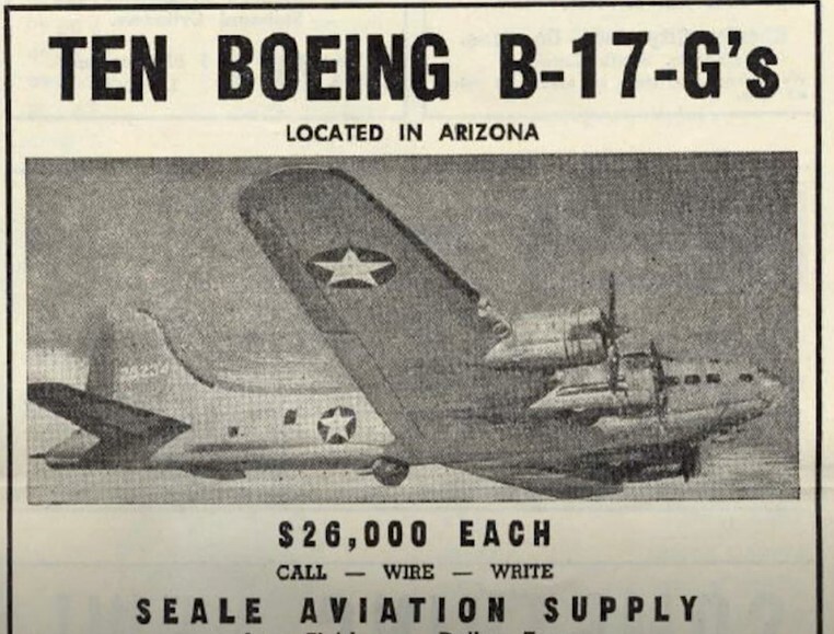 The famous Boeing-17 bombers were used during WWII