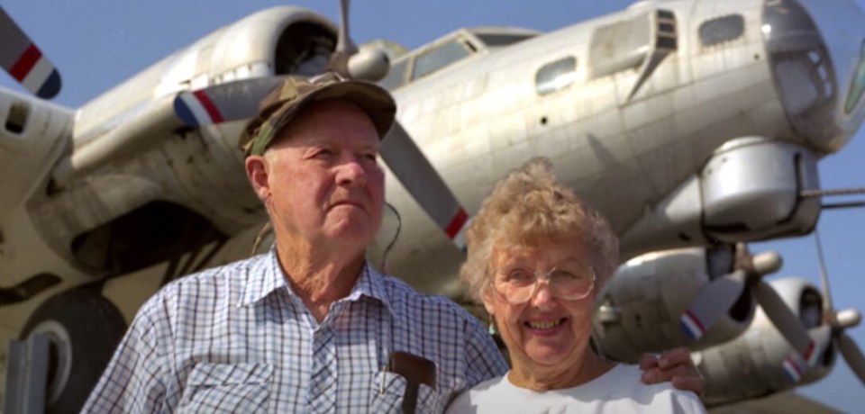 The man behind the iconic petrol station Art Lacey with his wife Birdine