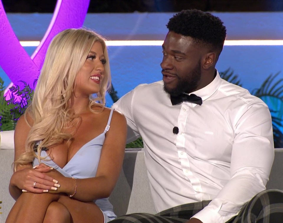 Jess Gale and Ched Uzor and Jess Gale met on Love Island