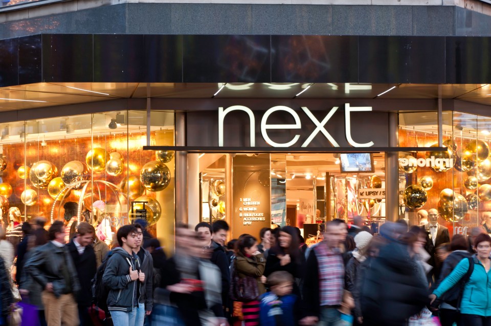 Next has pulled down the shutter of a branch in Bristol