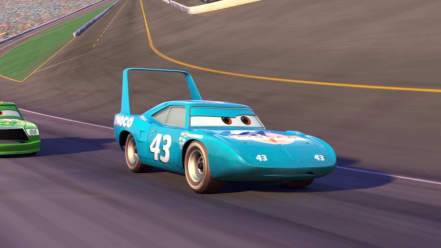 Strip "The King" Weathers is a major character in Cars and a 1970 Plymouth Superbird