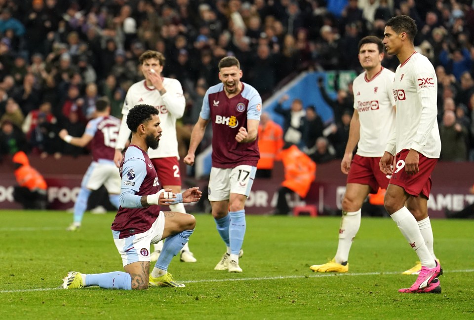 Douglas Luiz puzzled some with his shimmy celebration