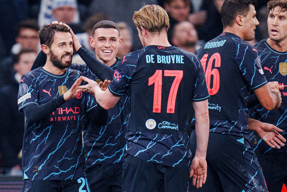 Kevin De Bruyne, Bernardo Silva and Phil Foden all netted as Man City ran out 3-1 winners in Copenhagen