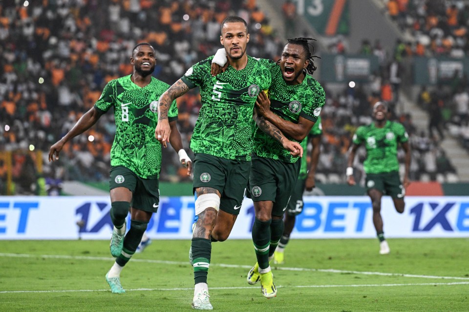 William Troost-Ekong opened the scoring for Nigeria from the penalty spot