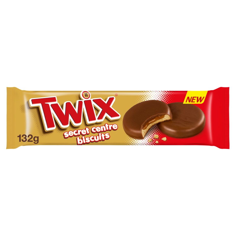 New Secret Centre Twix biscuits are available now for £1.69 from Home Bargains