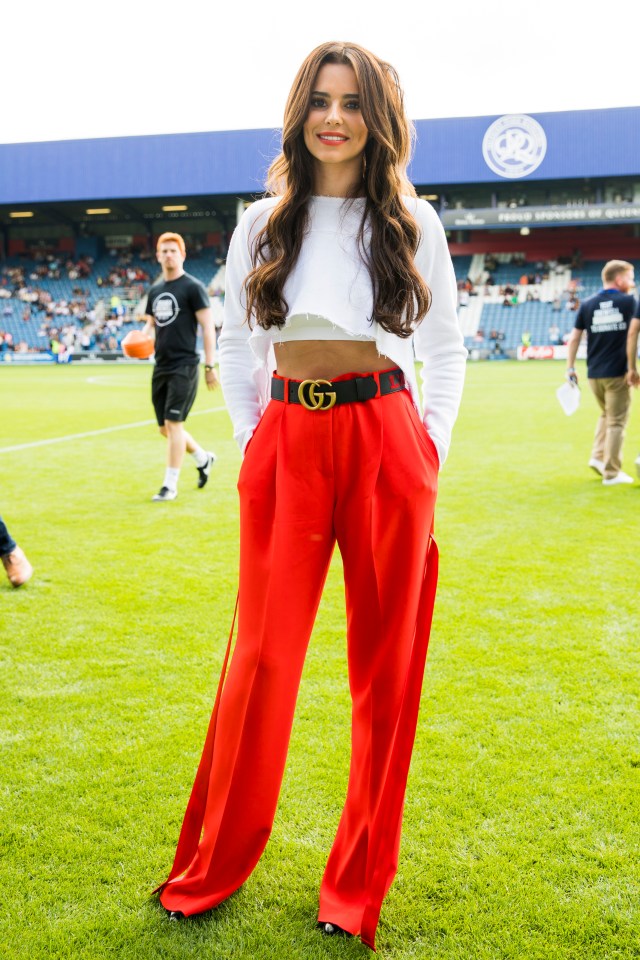 Cheryl stunned at the Grenfell charity match in 2017