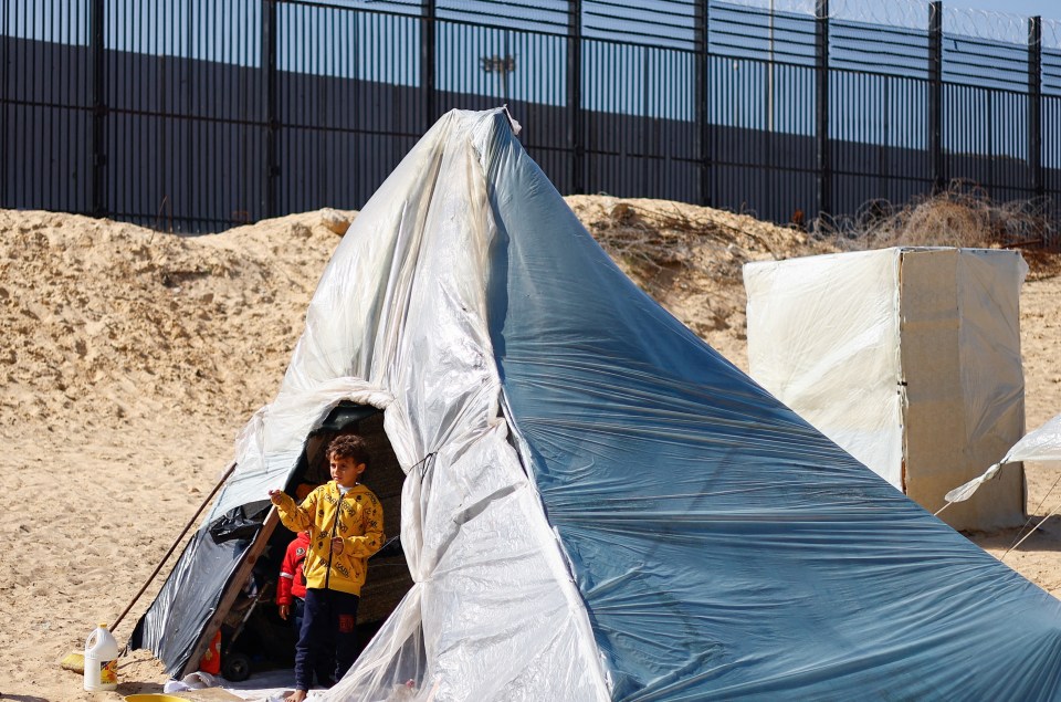 The majority of Gaza's population has fled to Rafah where they are camped in makeshift tents at the border with Egypt