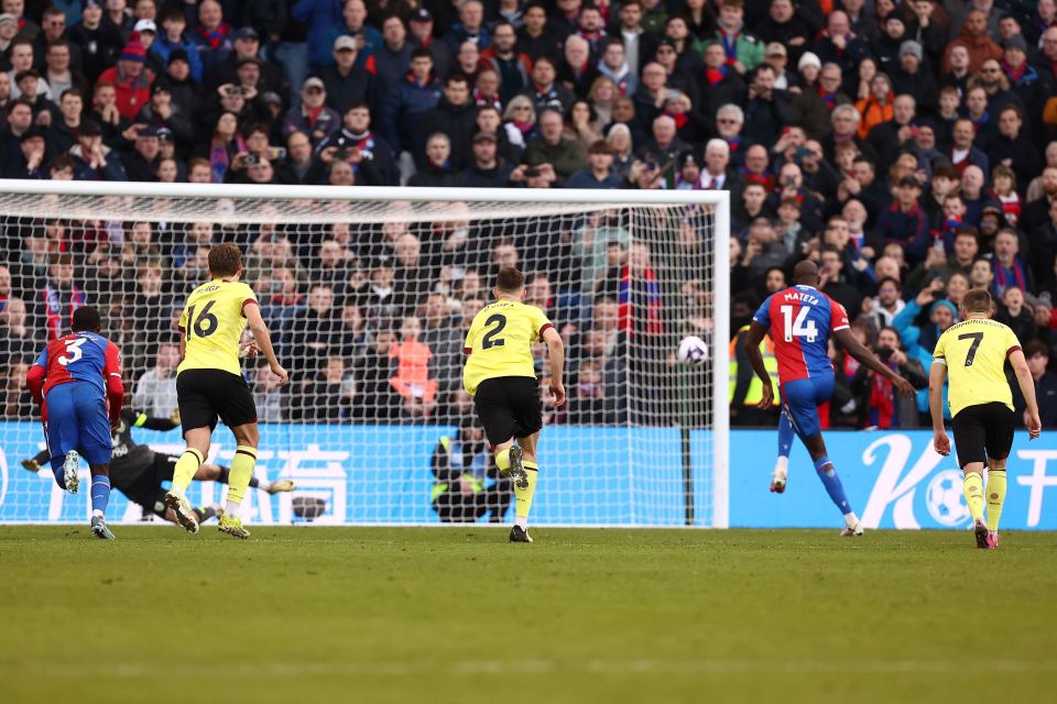 His penalty piled the misery on Burnley