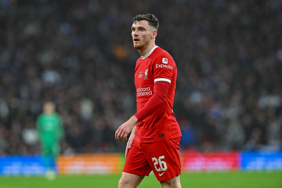 Andrew Robertson helped Liverpool win the Carabao Cup last Sunday