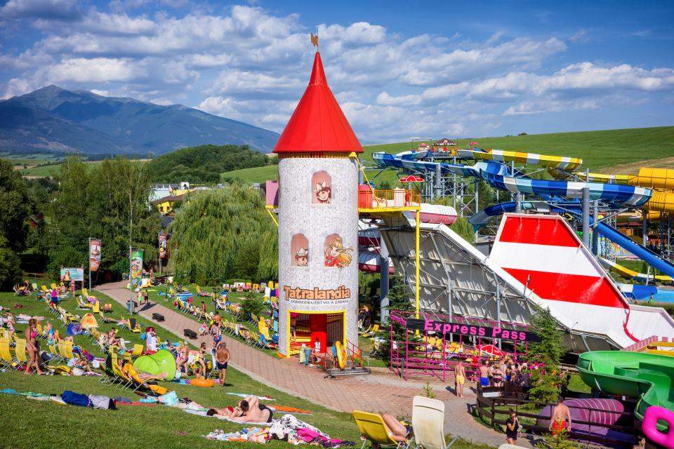 Tatralandia is the biggest aqua park in Slovakia