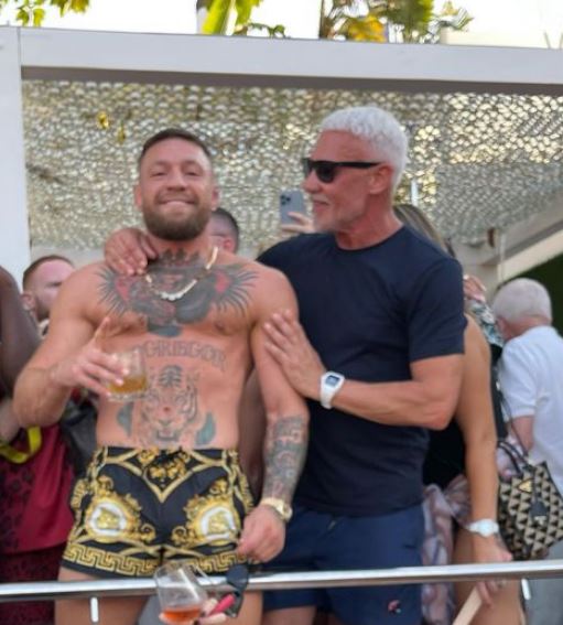 Conor Mcgregor has partied with Wayne Lineker at the Ocean Beach club