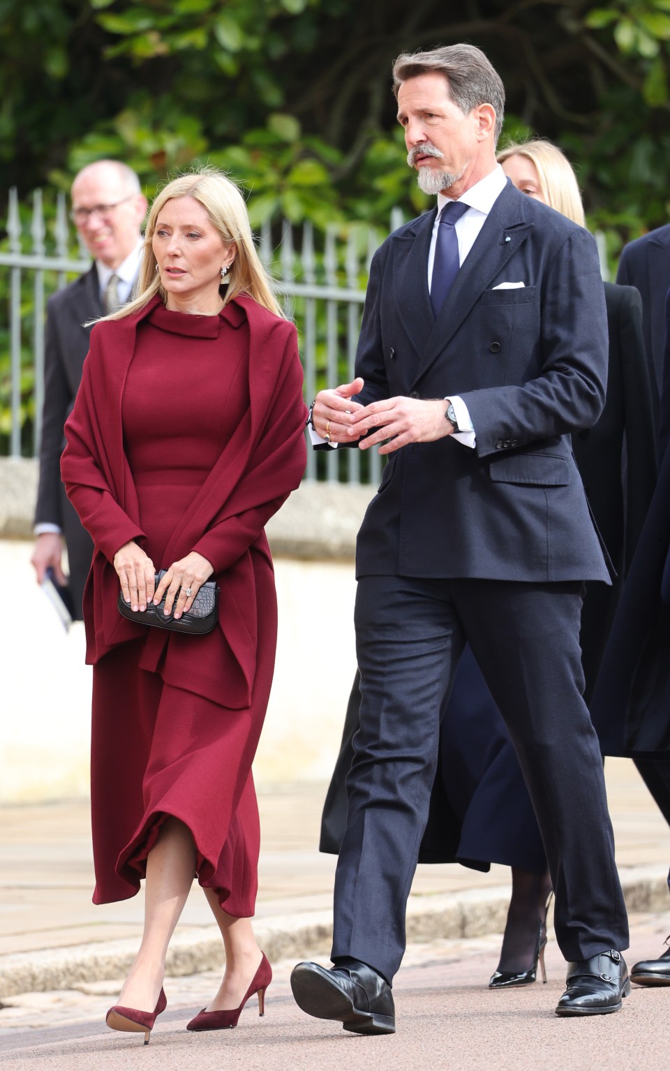 Crown Princess Marie Chantal of Greece and Crown Prince Pavlos of Greece were also in attendance