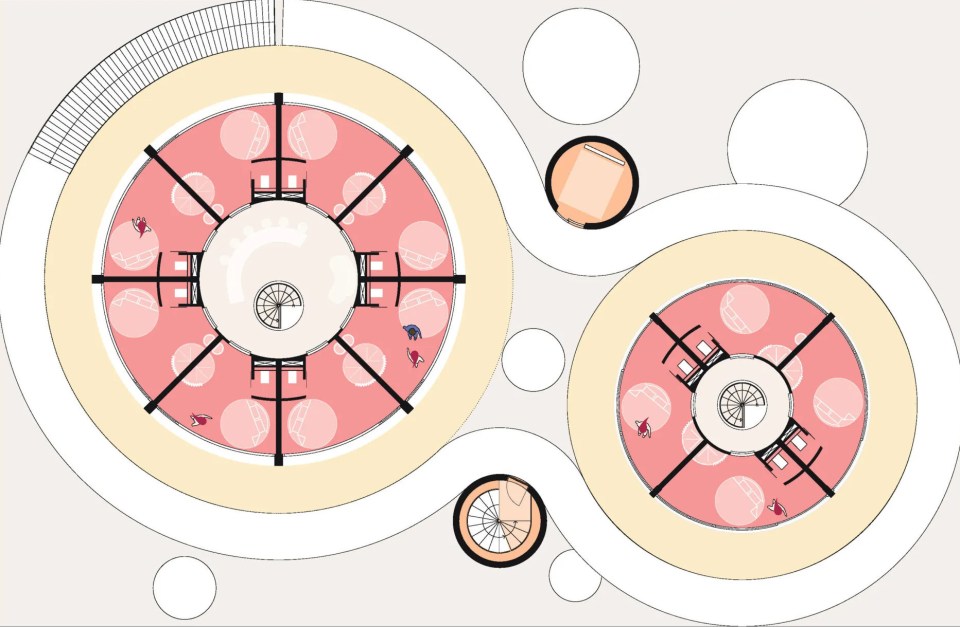 A sneak peak inside the proposed layout of the mega-brothel