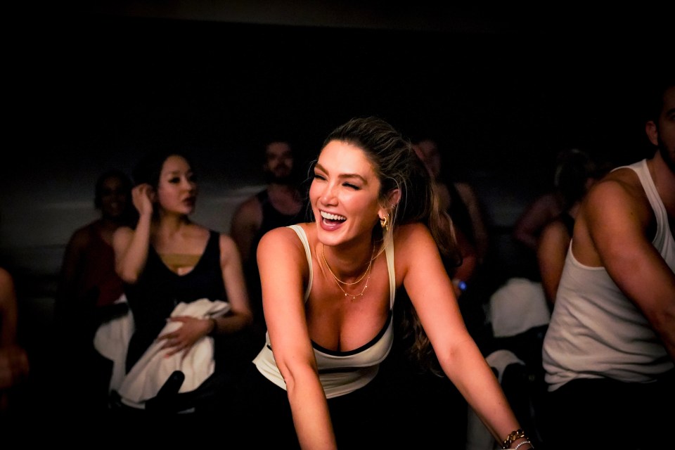 Delta Goodrem made a 45-minute SoulCycle class