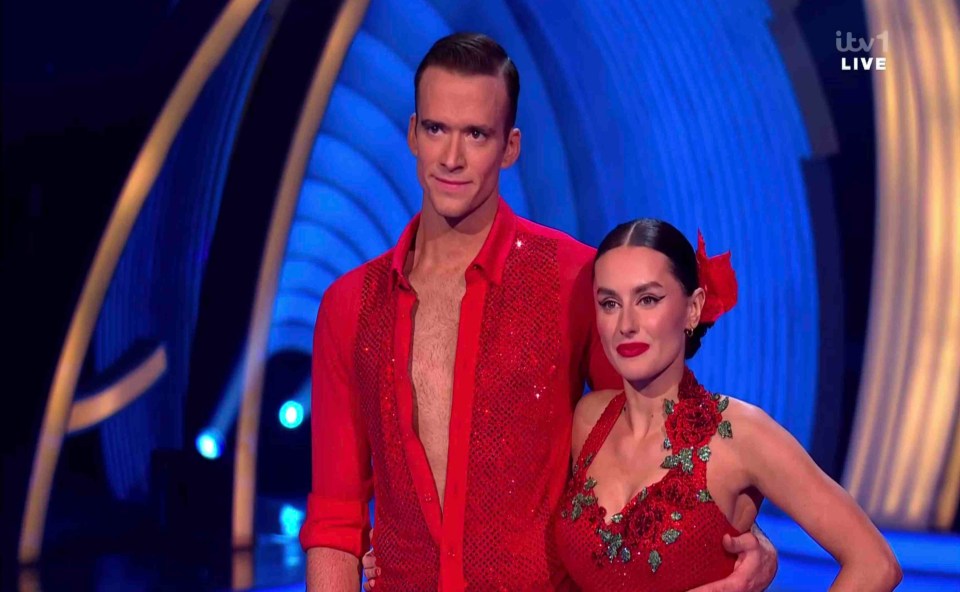 Amber and Simon impressed the judges with their routine