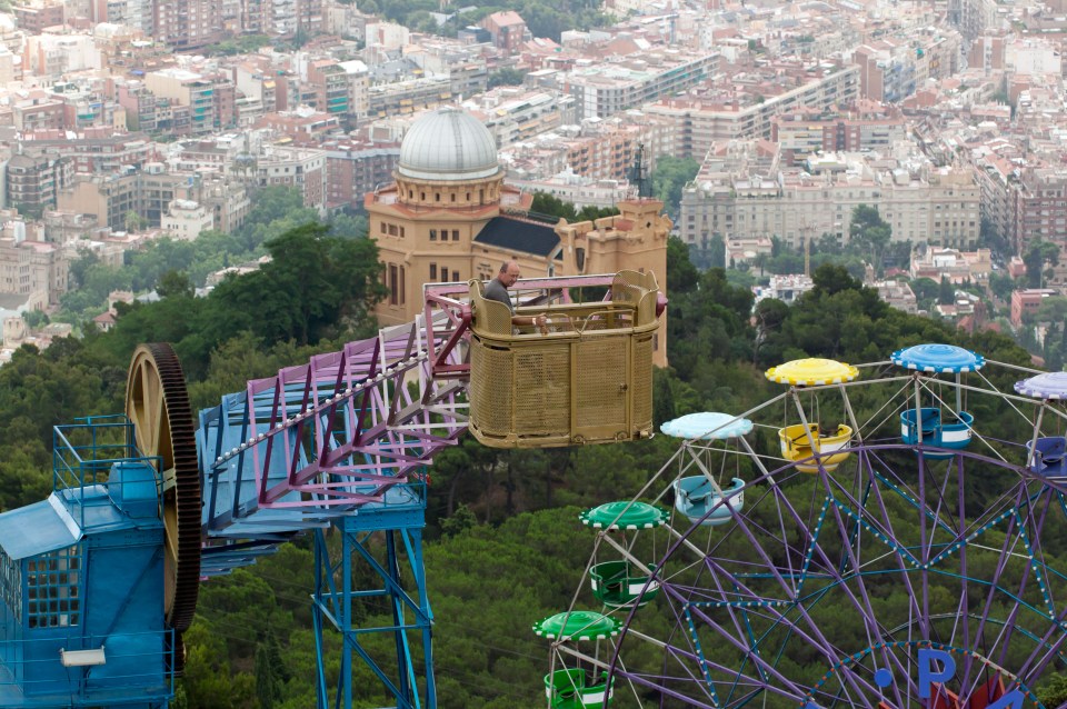 The Lookout and the Ferris wheel are two of several rides that offer views over Barcelona