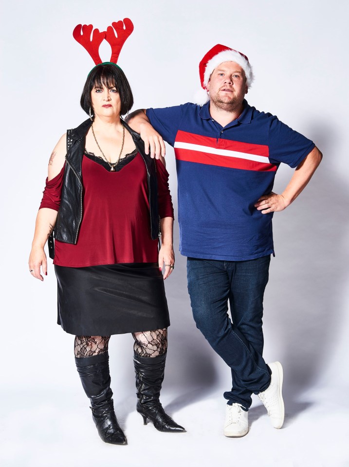 Ruth Jones and James Corden have reunited to create the festive special