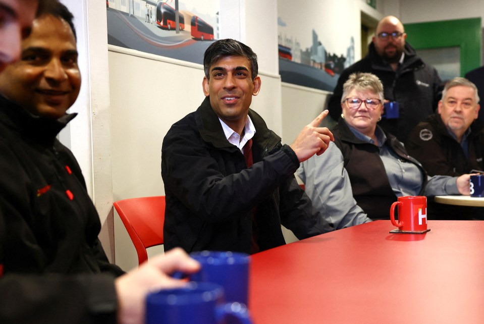 Rishi Sunak was in Harrogate today to speak to voters