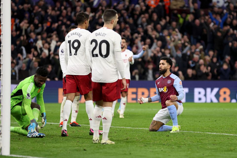 Douglas Luiz has been trolled after his shimmy celebration backfired