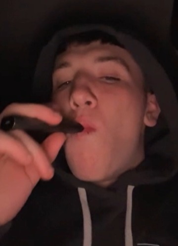 He even had the vape in his hand when his parents came home to find him choking on his own vomit