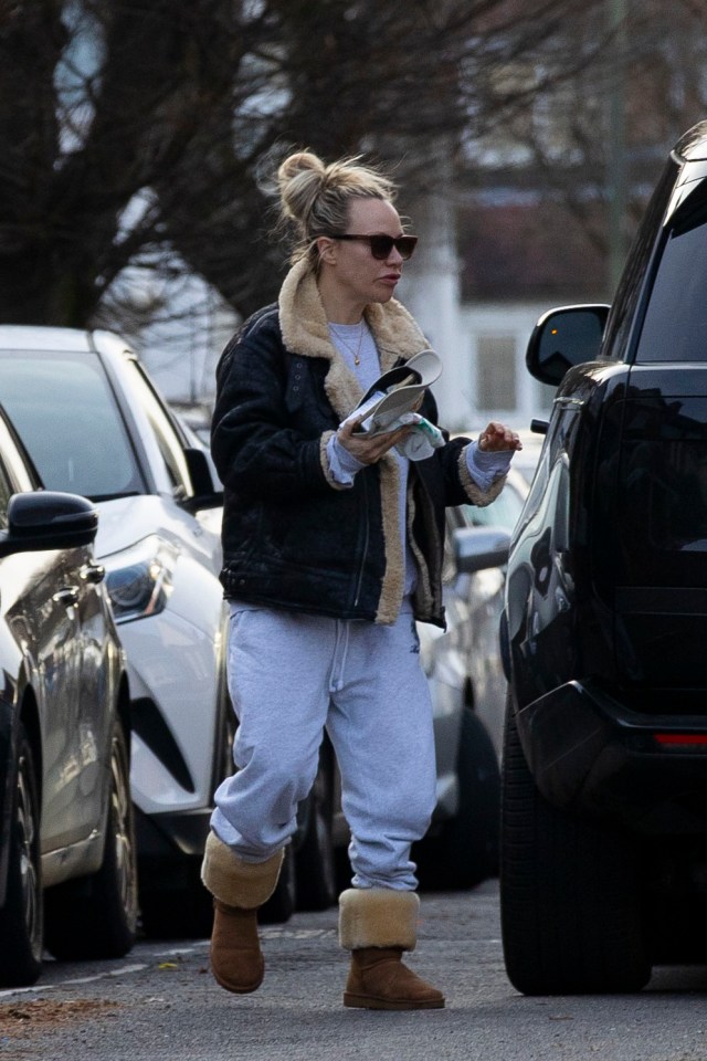 Chloe Madeley ran errands in ex husband James Haskell’s Range Rover in North West London