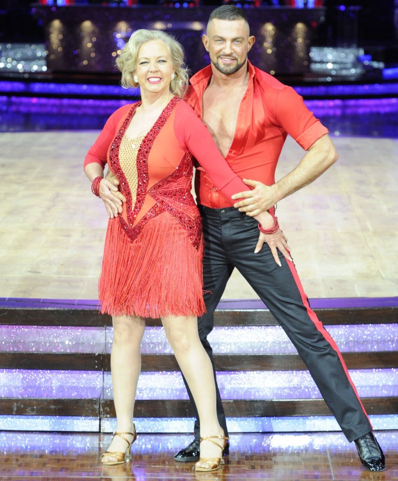 Robin also performed with Deborah Meaden on the show