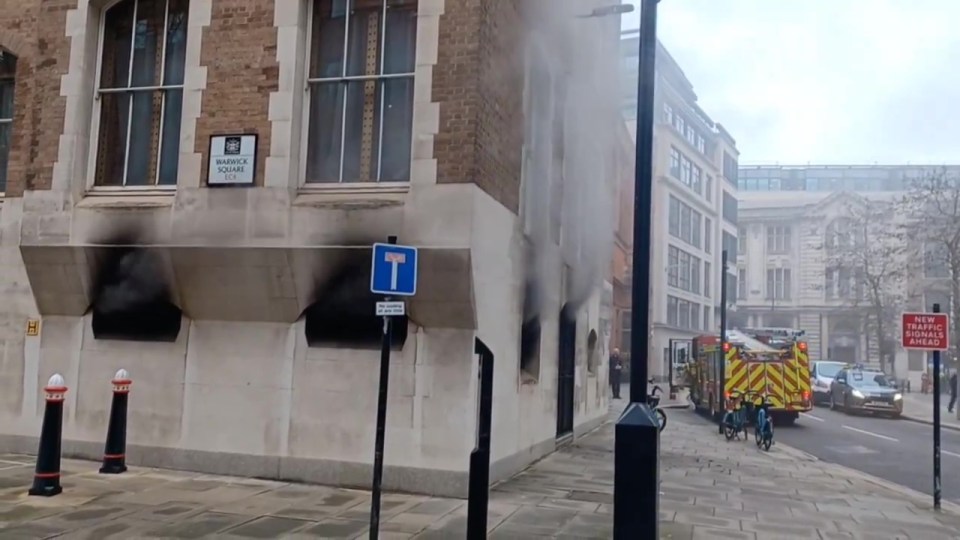 Explosions have been reported near the Old Bailey today. Smoke was seen billowing from windows at the criminal court