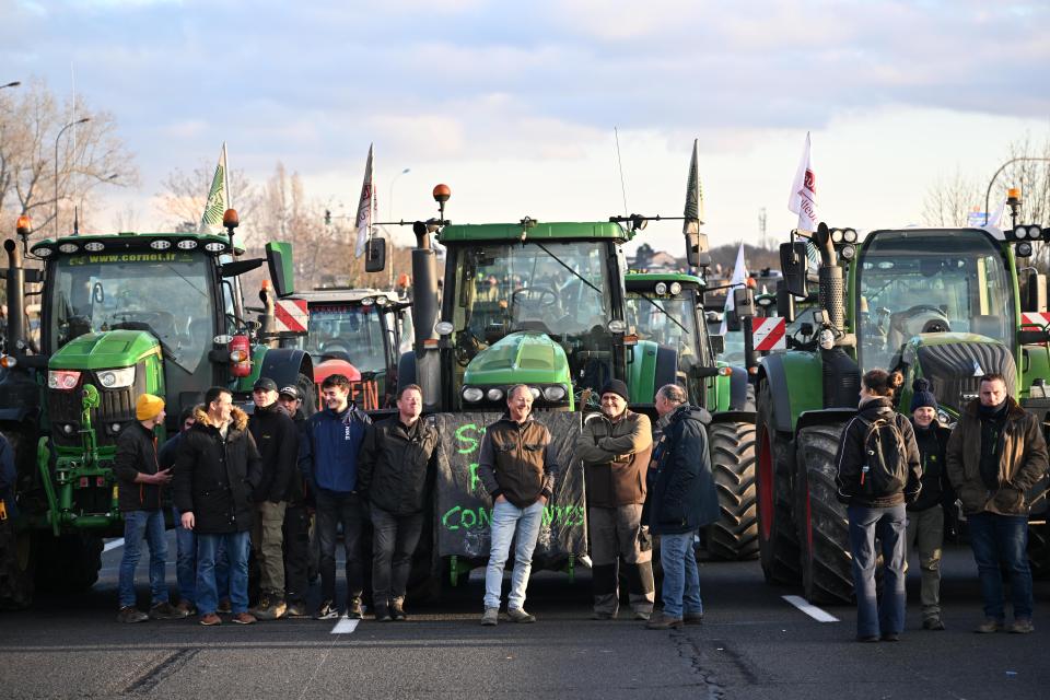 French farmers blocked roads and made a nuisance of themselves which could cause a food shortage in Paris