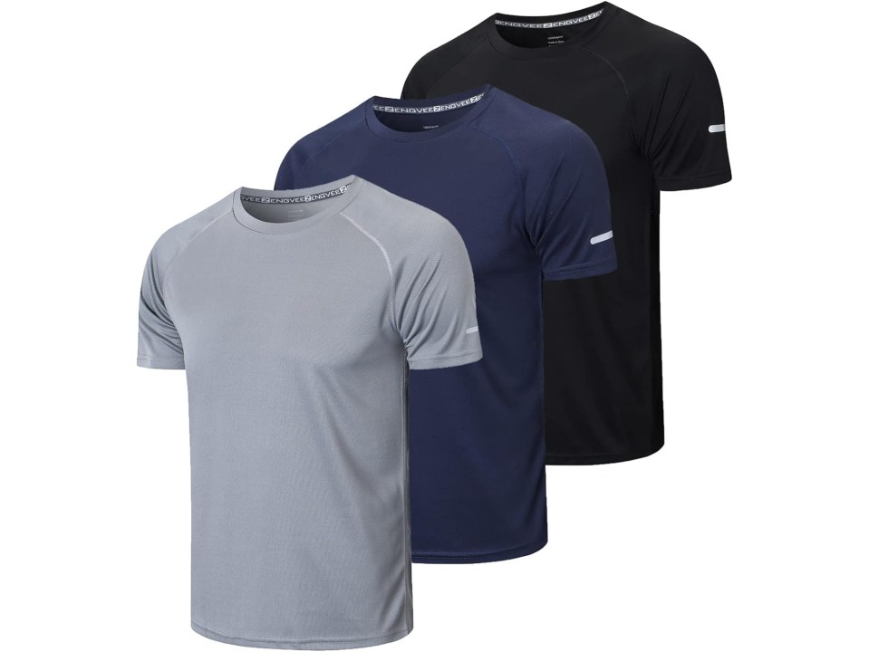 Frueo 3 Pack Running Shirts