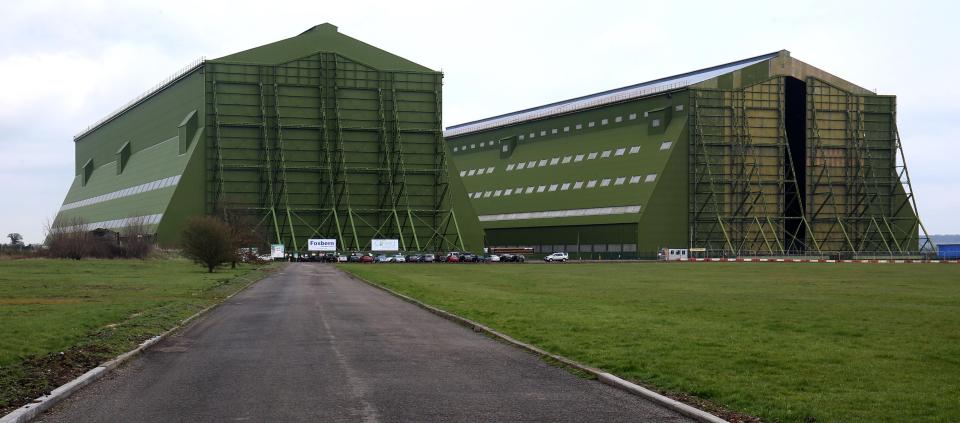 The Home Office has hired Cardington Airfield hangar to practise forcing asylum-seekers on to planes to Rwanda