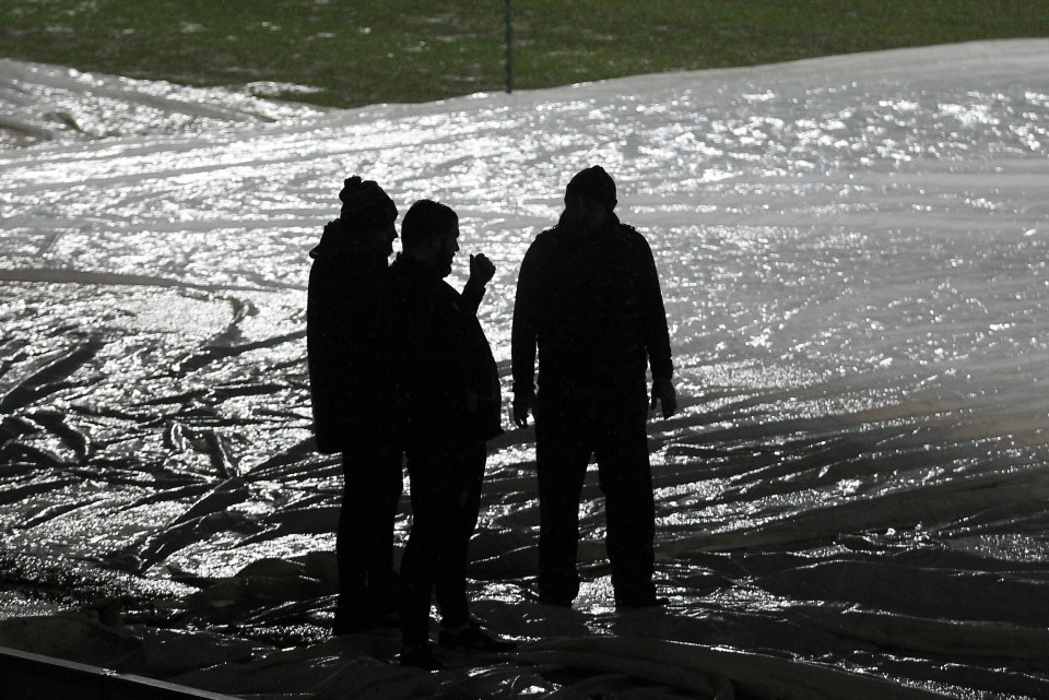 Grounds across the country have been hit by heavy rainfall