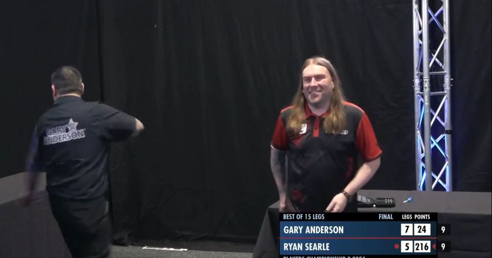 Anderson won the final on a ten-darter