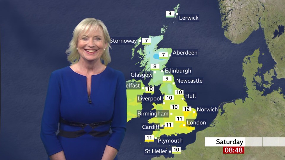 Carol Kirkwood made an embarrassing confession on BBC Breakfast