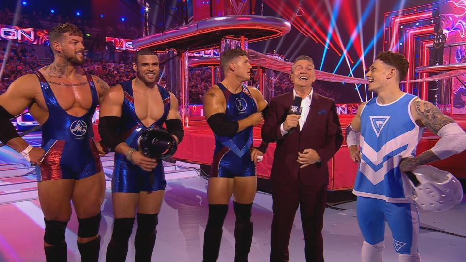 The Gladiators with presenter Bradley Walsh