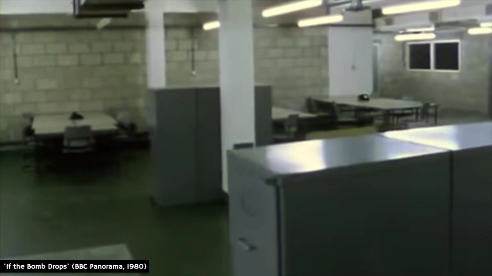 Footage shows the Cold War-era facilities