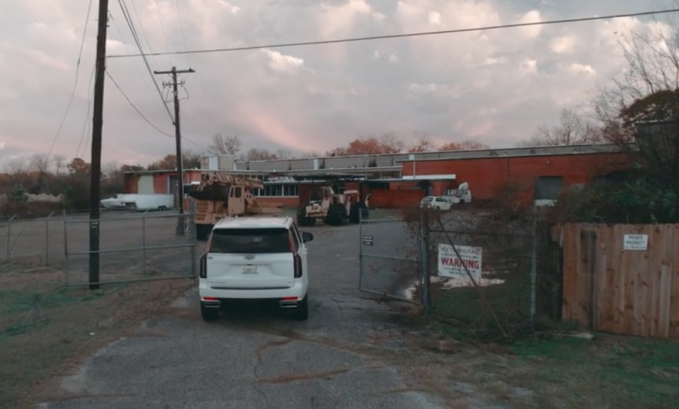 Royce Kershaw Junior’s vintage car graveyard was hidden away inside this building