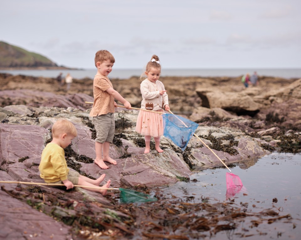 The Mini Moritz programme includes wild rock-pooling lessons